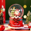 クリスマスミュージックボックス樹脂クリスタルボールギフト