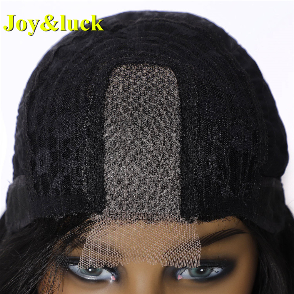 Wholesale Wig Front Lace for Women Middle Part Party Ladies Hair Middle Part Natural Water Wave Lace Front Synthetic Hair Wigs