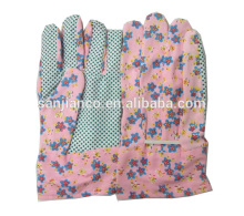 seamless knitted cotton fabric glove/ cotton gardening glove