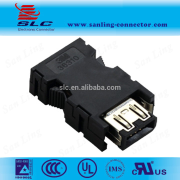 IEEE 1394 SM 10P solder type SCSI connectors