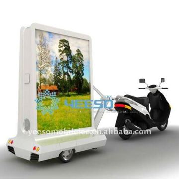 1 YEESO Scooter Advertising Trailer Scooter Light Box
