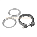 4'' V-BAND SCHELLE KIT W ALUMINUM FLANSCHE & O-RING