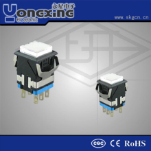 IP40 3A 250V AC push button switch double pole switch push button