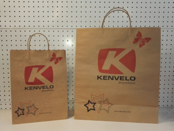 branded kraft paper bags