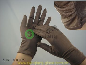 SanQiang factory wholesale price 100%silk glove/silk glove liners for skiiing gloves