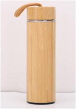 450mL Bamboo Lid Bamboo Vacuum Bottle With Rope