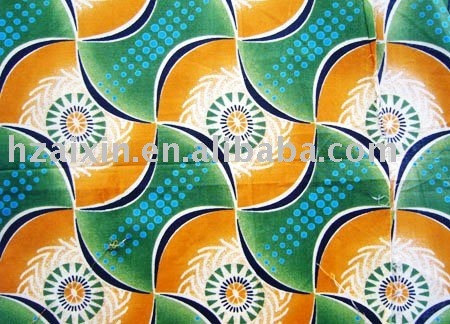 African imitation wax fabric