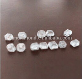 HPHT synthetic white rough diamond