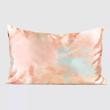 Soft Silk Satin throw pillowcase Cover With Label