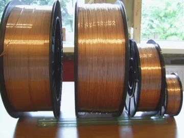 Coppering CO2 MIG welding wire