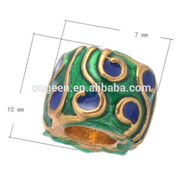 handmade jewelry accessories Indonesia loose beads cloisonne enamel beads