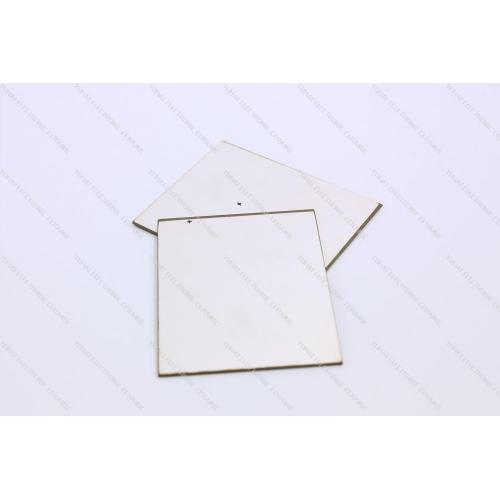 Placa de cerámica piezo de alta potencia 14x14x1 mm