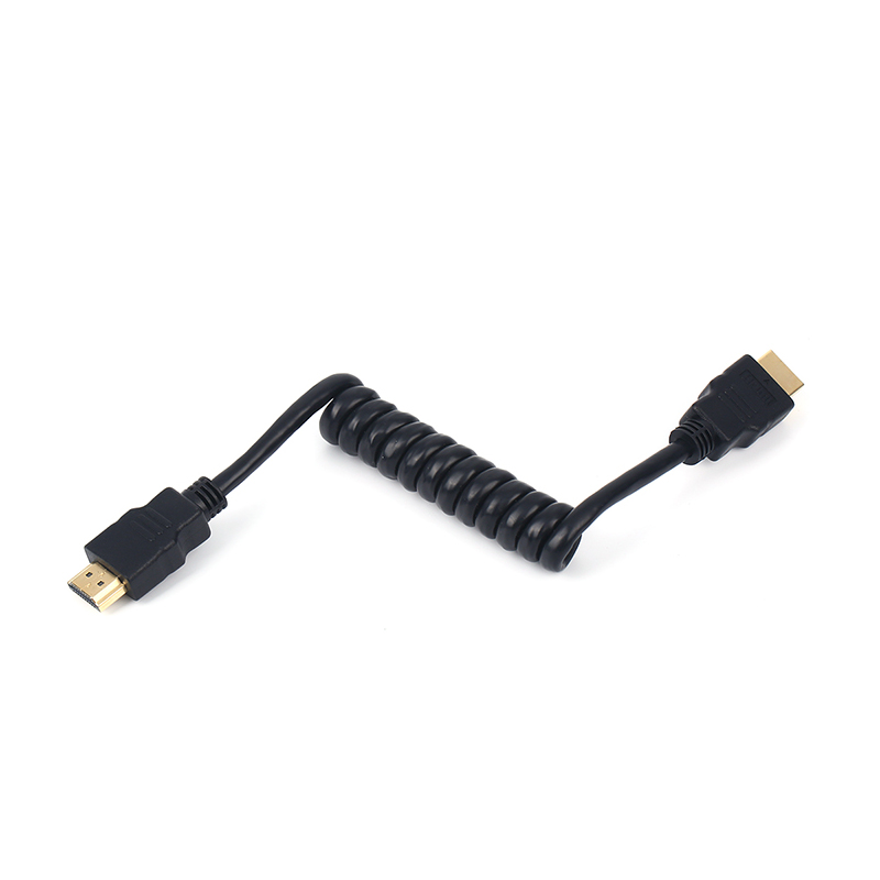 8K Ultra HD Coiled HDMI to HDMI Cable