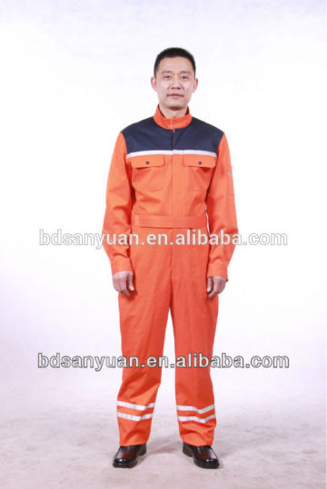 EN11612 100% flame retardant cotton inherently flame retardant firefighter overall