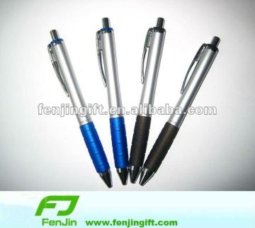 Promotional pen/ plastic ball pen with rubber touch