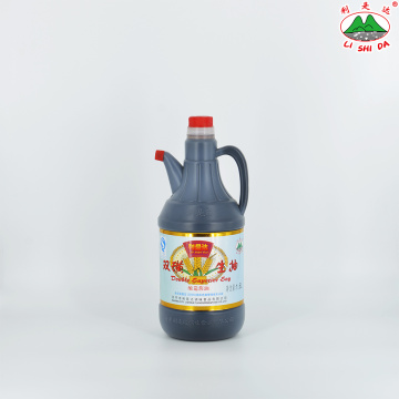 Molho de soja leve premium com garrafa de plástico 1.6L