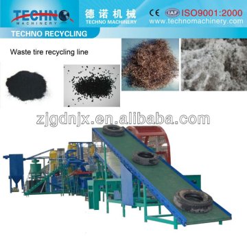 tire recycle machine-waste tire recycling line