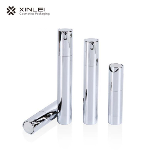 Slim 15 ml bouteilles en plastique d&#39;argent de luxe