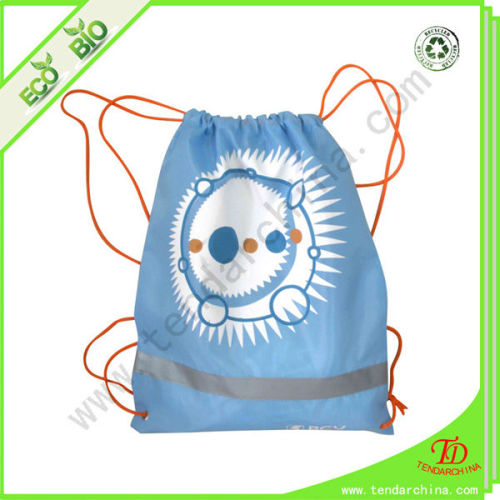 Nylon Drawstring Bag For Shopping And Promotion Polyester Drawstring Bag