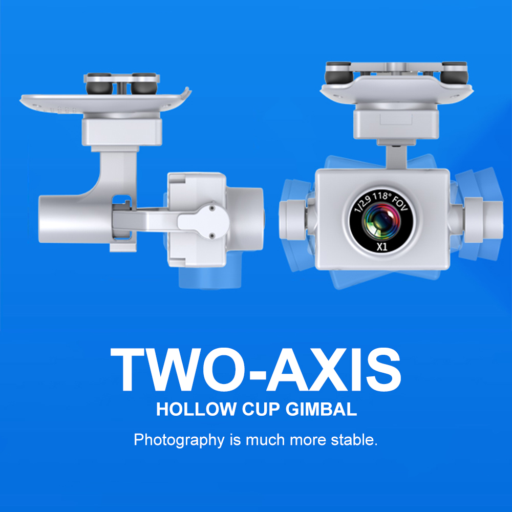 Wltoys XK X1S 5G WIFI FPV GPS With 4K HD Camera Two-axis Coreless Gimbal 22 Mins Flight Time Brushless RC Drone Quadcopter VS X3