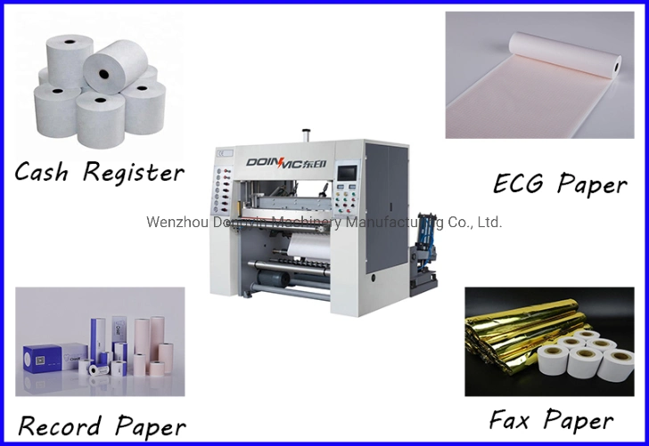 Adhesivo mojado Kraft Cinta de papel Bobbina Llegador y rebobinado Máquina de rebobinado Kraft Papel Skritter and Rewinder Machinery China DoINMC