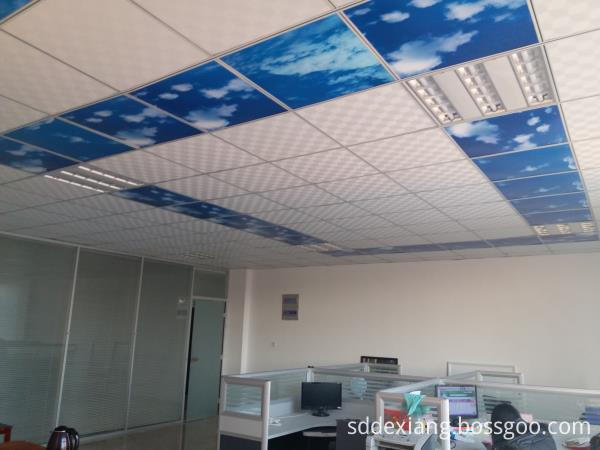 Ceiling Panel Heater on office building