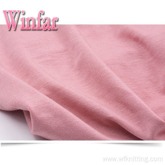 Plain Dye Manufactures Single Jersey Knit Rayon Fabric