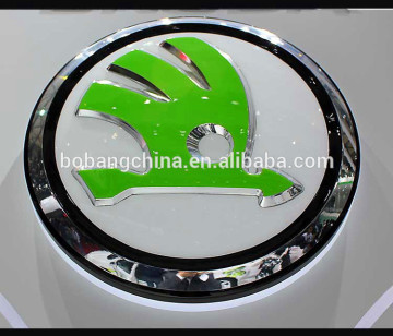 chrome car sign supplier/outdoor advertising car singage