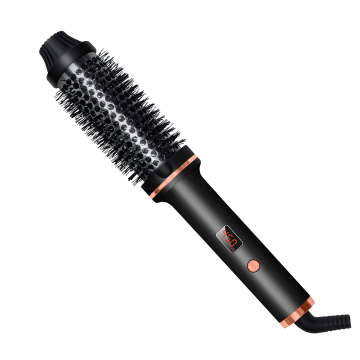 High Temperature PTC Curling Brush Comb for Hot Hair Styling