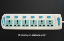 Hot sale 220V-250V 13A PC shell electrical outlet extension socket with protection