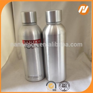 wholesale 300ml White aluminum vodka bottle fancy vodka bottles spirit bottle