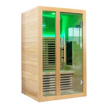 Infrared Home Spa: One Person Sauna Steam Room Sauna Machine 110V Wood Tent Sauna