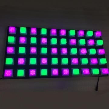 แอดเดรสที่มีสีสัน LED Dot Matrix Lighting