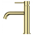 Gold Knurling Basin Faucet