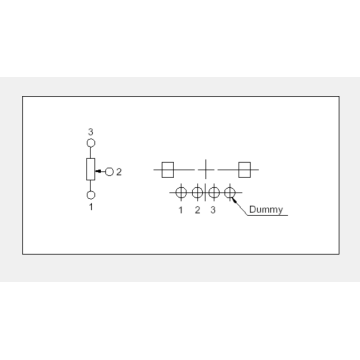 RK11K Series Rotating potentiometer