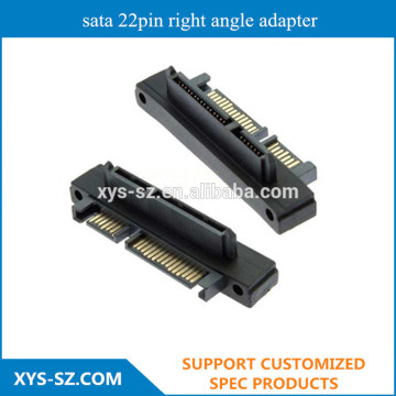 2013 most popular sata 22pin right angle adapter