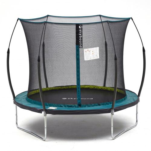 6ft trampolin rekreasi biru berganda