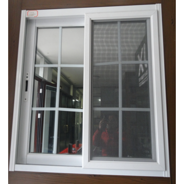 North American Latest Design Grill PVC Sliding Window
