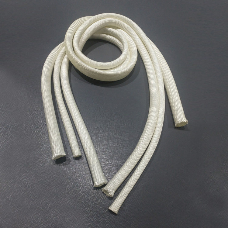 Insulation material fiberglass insulation sleeving ZTELEC Htg fiber glass Braided Sleeving