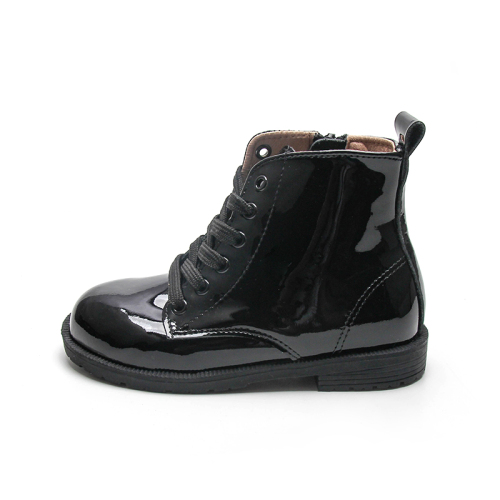 Fashion Mirror Leather Kids Boots