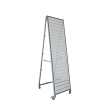 Adjustable Metal Slatwall Rack for Multi-Purpose Floor Display