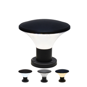 Aluminum Frame Waterproof Outdoor Post Light with PC Lampshade