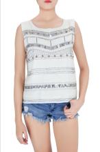 Girls Casual Sequined Tank Tops