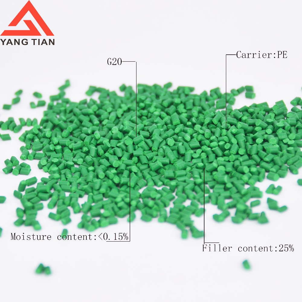 Good price to wholesale High density green color masterbatch for PE PP ABS