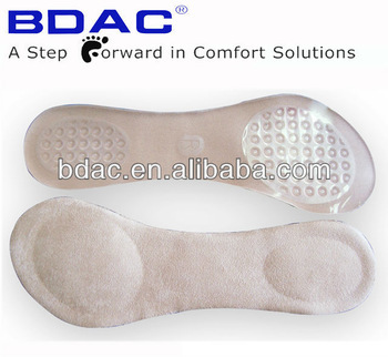 lady shoe adhesive anti slip insole