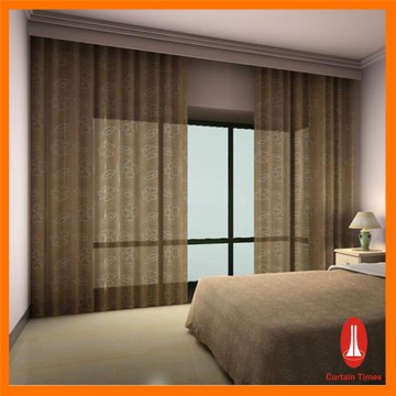 Curtain Times horizontal stripe curtain ready made window decoration