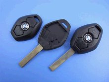Bmw 2 Track Transponder Remote Car Keys Shell With Cupronickel Blade