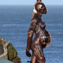 theme park statue garden decoration metal craft famous bronze sculpture artists