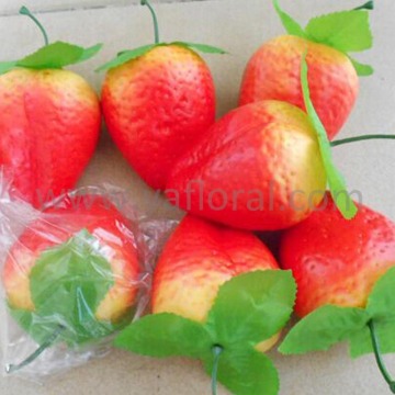 Hot sale artificial strawberry summer fruits names of red fruits