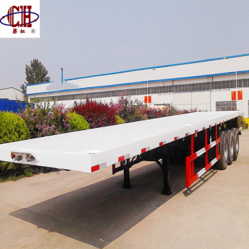 3 Axles Container Flatbed Semi Trailer